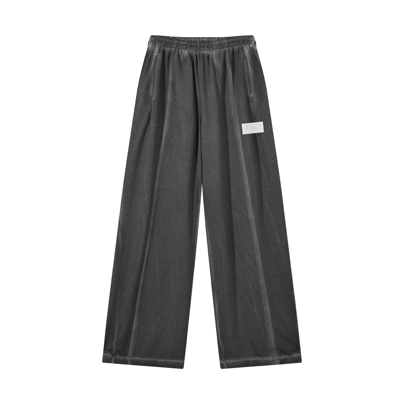 Unisex Vintage Wash Wide Leg Mesh Sweatpants