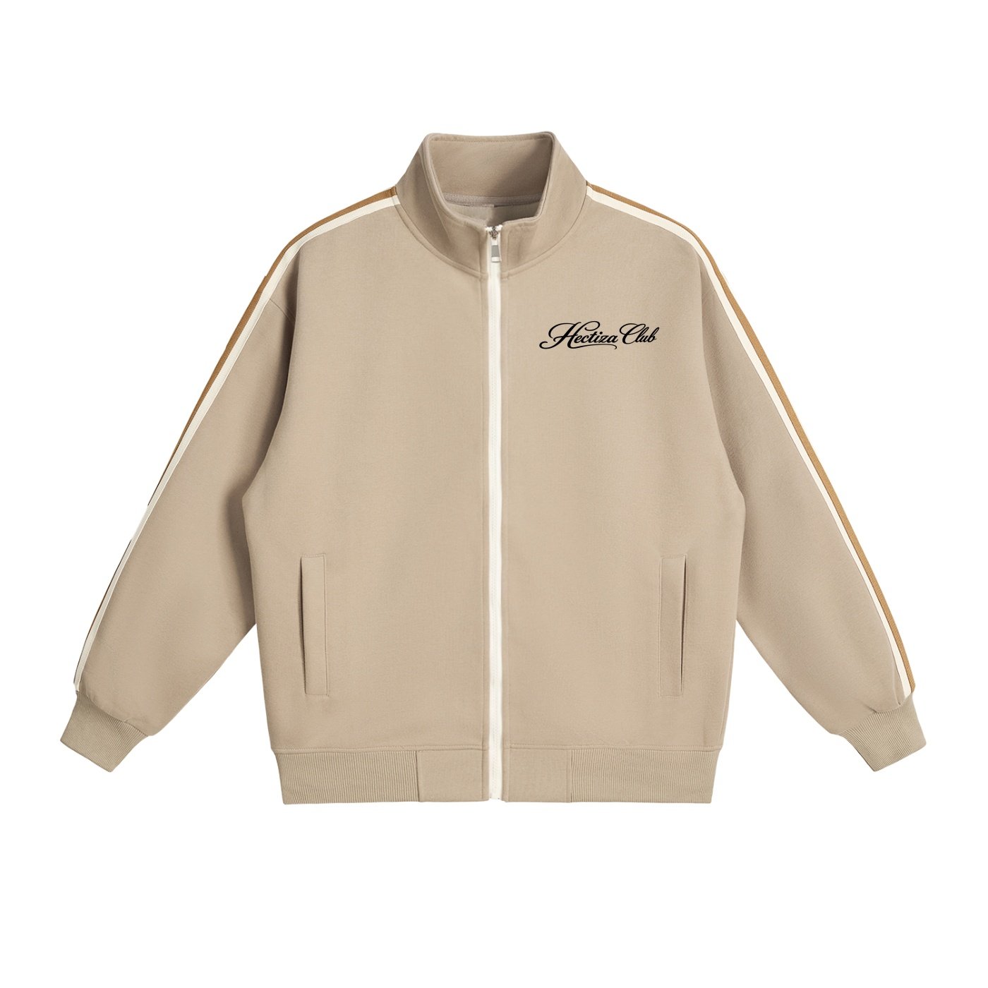Side-Stripe Stand Collar  Jacket